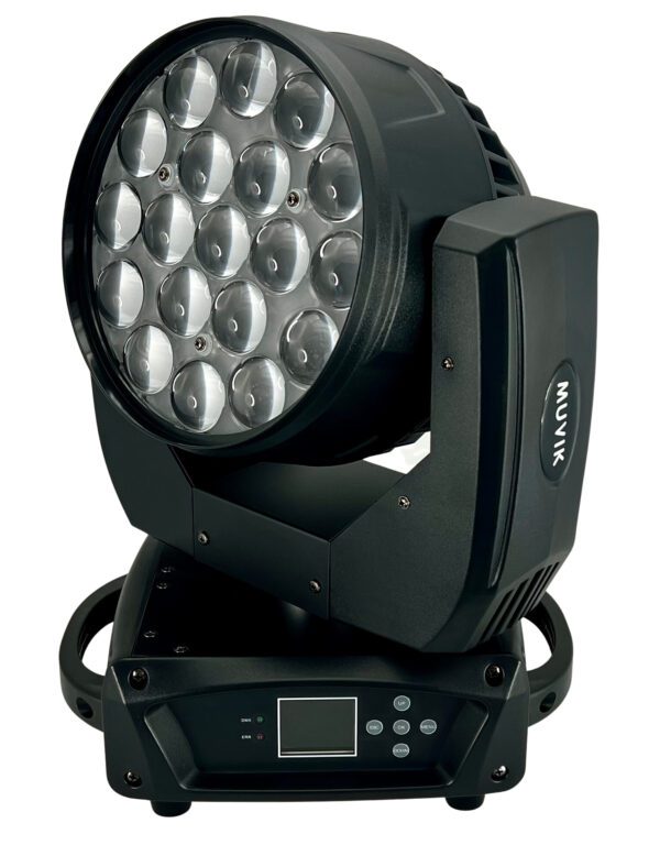 Muvik LED Moving Head ZOOM 19x15W, QCL