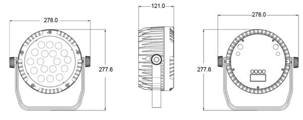 Muvik LED PAR Flat 18x15W, HCL - Image 7