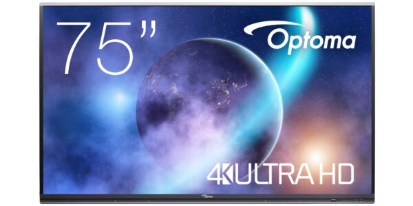 Optoma 5752RK, dotykový displej 4K 75"