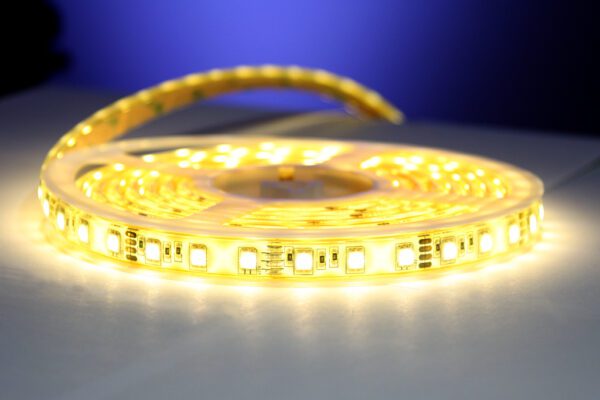 LED páska SMD5050, teplá bílá, 12V, 1m, IP68, 60 LED/m - Obrázek 2