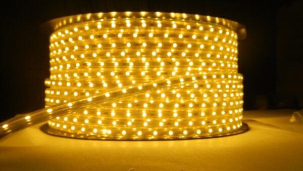 LED páska SMD 3528, teplá bílá, AC220V, 1m, 60 LED/m, IP65 - Image 6