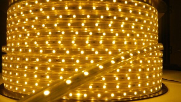 LED páska SMD 3528, teplá bílá, AC220V, 1m, 60 LED/m, IP65 - Image 7