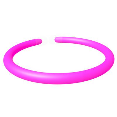 Svítící tyčinky, náramek, 100 ks, 20 cm, růžové