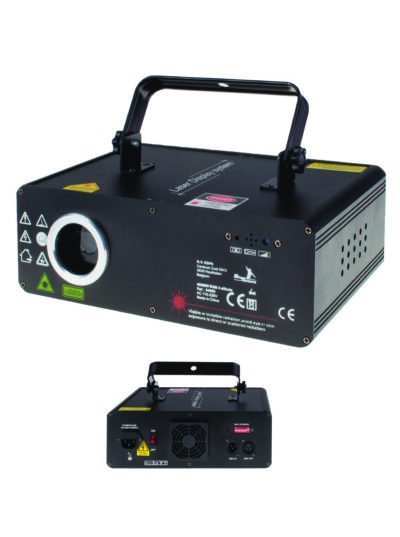 Effect laser 400mW RGB 5-in-1, DMX