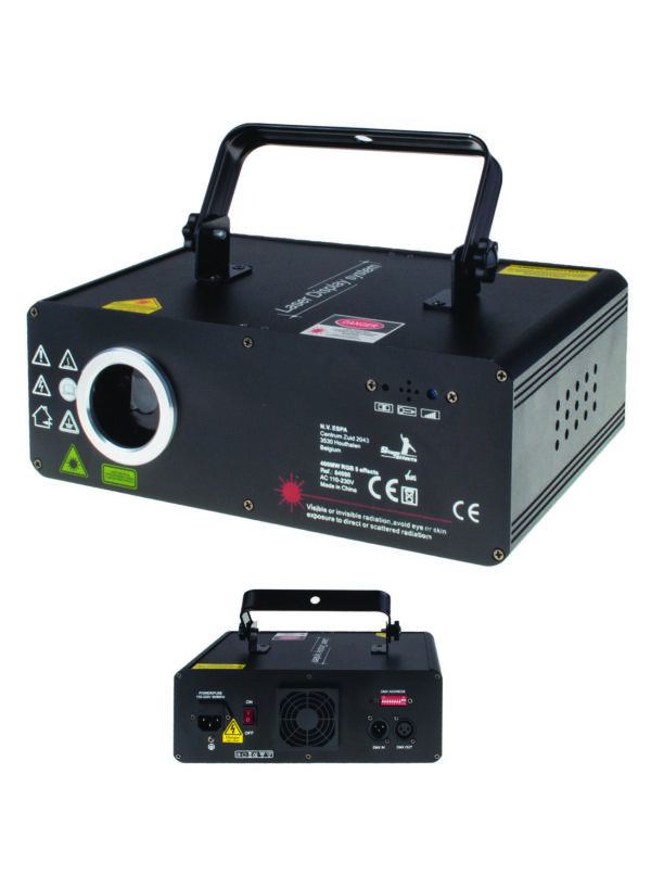 Effect laser 400mW RGB 5-in-1, DMX