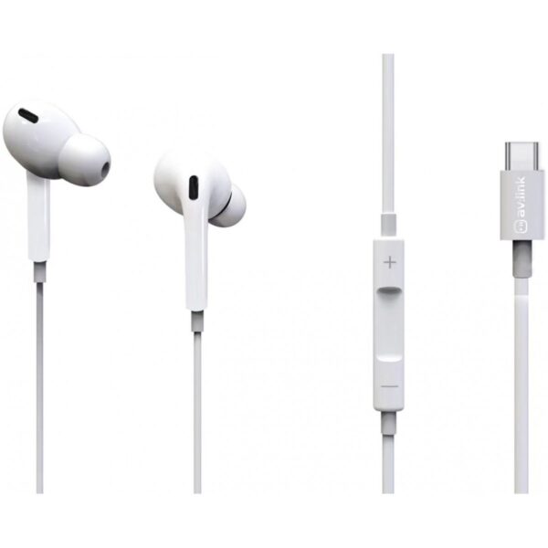 AV:link USB-C sluchátka s handsfree