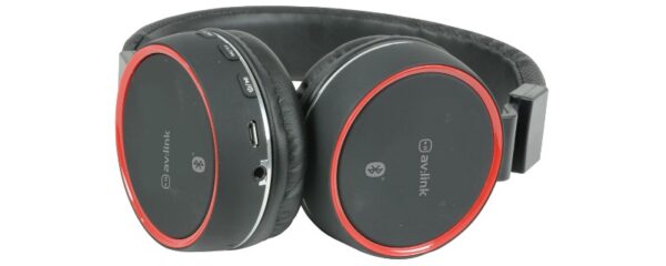AV:link PBH-10 bezdrátová Bluetooth SD sluchátka, černá - Image 4
