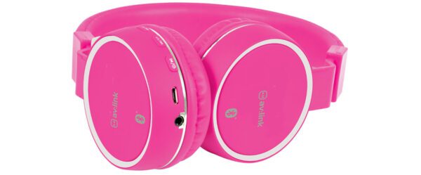 AV:link PBH-10 bezdrátová Bluetooth SD sluchátka, růžová - Obrázek 4
