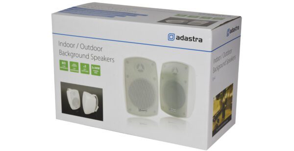Adastra BH4-W, pasivní 4" reproboxy 60W, bílé, cena/pár - Image 6