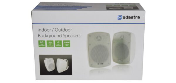 Adastra BH4-W, pasivní 4" reproboxy 60W, bílé, cena/pár - Image 7