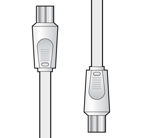 AV:link kabel koaxiální samec - samice, 2m - Image 3