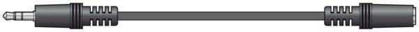 AV:link kabel 1x Jack 3.5mm stereo samec - 1x Jack 3.5mm stereo samice, 6m