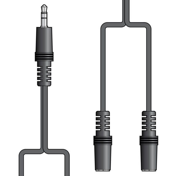 AV:link kabel 1x Jack 3.5mm stereo samec - 2x Jack 3.5mm stereo samice, 1.2m - Image 3