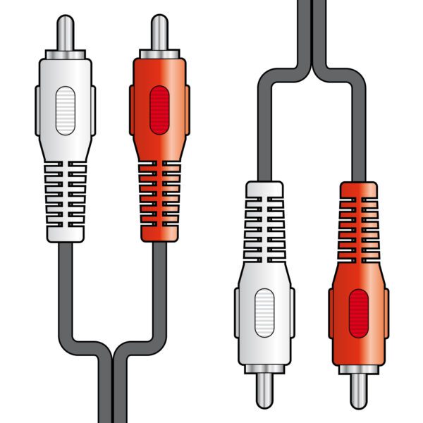 AV:link kabel 2x RCA samec - 2x RCA samec, 1.2m - Image 3