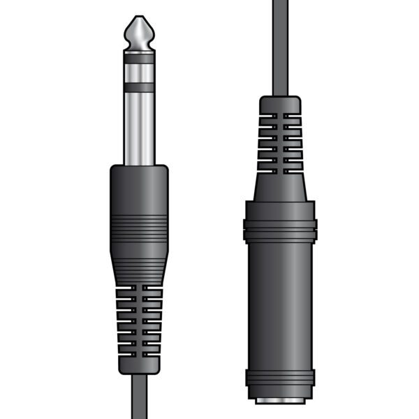 AV:link kabel Jack 6.3mm stereo samec - Jack 6.3mm stereo samice, 6m - Image 3