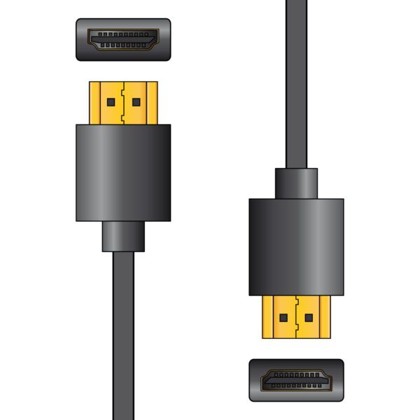 AV:link HDMI kabel vysokorychlostní 4K s Ethernetem, 0.5m - Image 2