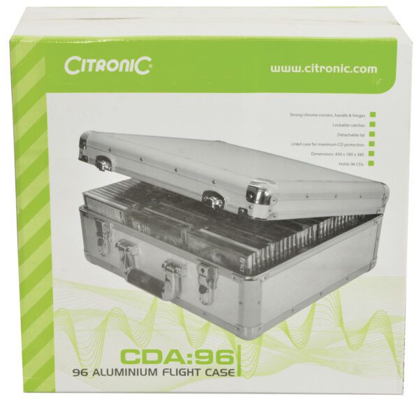 Citronic CDA-96 Hliníkový přepravní kufr na CD - Image 3