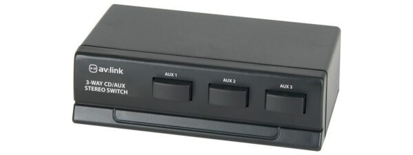 AV:link AD-AUD31, 3-kanálový stereo přepínač audio signálu
