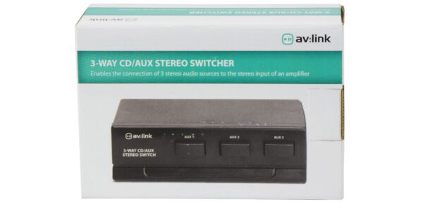 AV:link AD-AUD31, 3-kanálový stereo přepínač audio signálu - Image 3