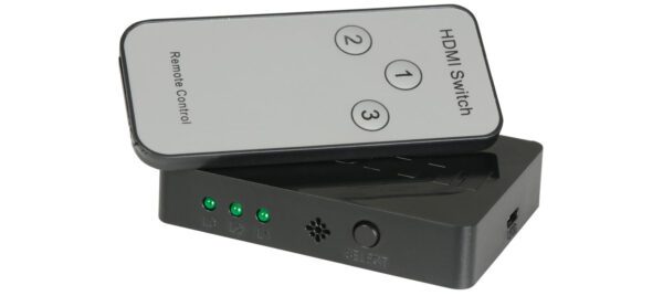 AV:link HDP31M, 3-kanálový mini přepínač HDMI signálu, IR