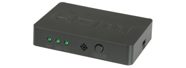 AV:link HDP31M, 3-kanálový mini přepínač HDMI signálu, IR - Image 2