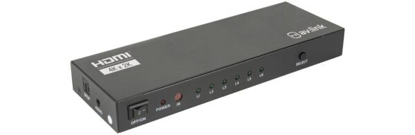 AV:link HSS24, 4K HDMI přepínač/rozbočovač 2x4 - Image 2