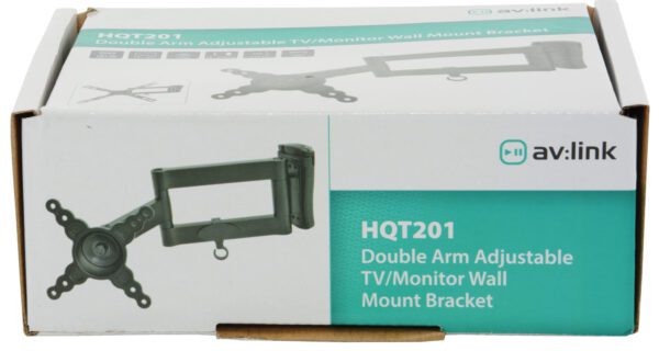 AV:link HQT201 polohovatelný držák TV/monitoru 13-40", s dvojitým ramenem - Obrázek 5