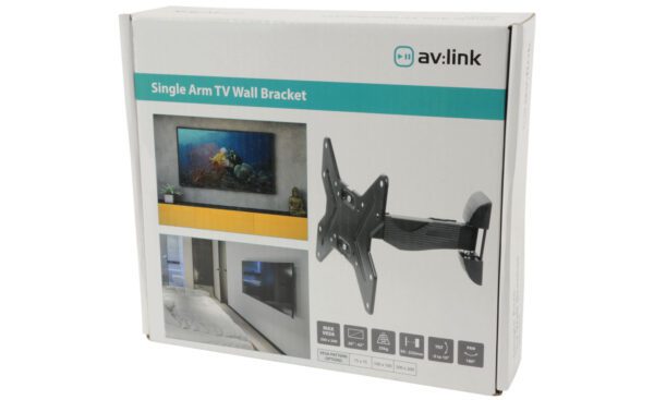 AV:link INS201 polohovatelný držák TV/monitoru 26-42", s jedním ramenem - Image 4