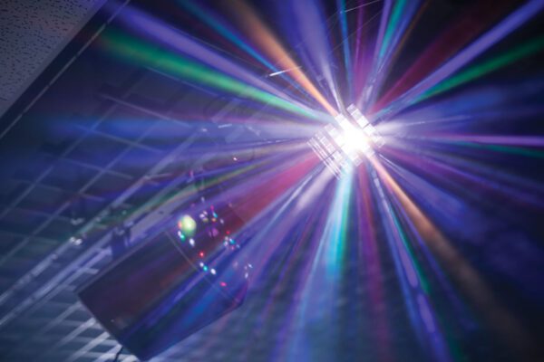 QTX DERBY9 LED paprskový efekt, 9x 3W LED, DMX - Obrázek 5