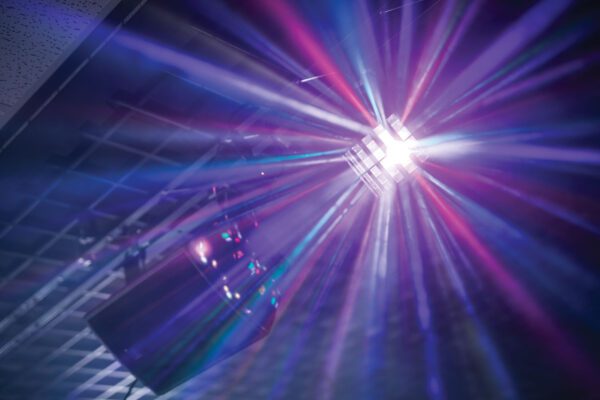 QTX DERBY9 LED paprskový efekt, 9x 3W LED, DMX - Obrázek 6