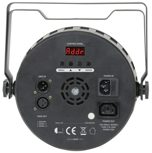 QTX PAR100 Výkonný PAR 3v1, 18x 1,5W RGB LED - Image 5