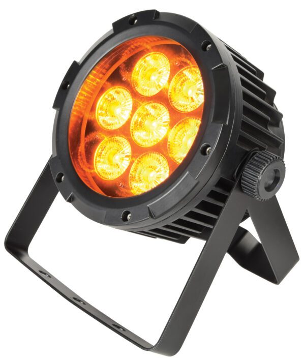 QTX HIPAR 7x15W RGBWA, DMX, IP65