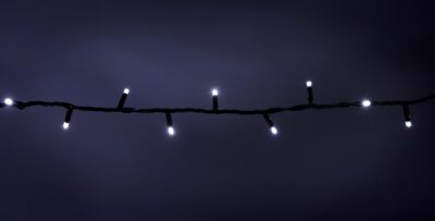 Lyyt 100CON-CW, venkovní LED světelný řetěz, 100x LED studená bílá, IP44