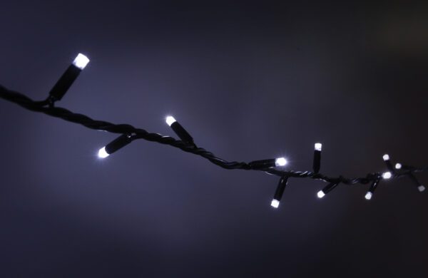 Lyyt 100CON-CW, venkovní LED světelný řetěz, 100x LED studená bílá, IP44 - Image 2