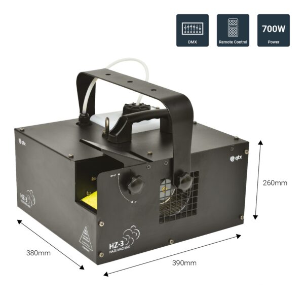 QTX HZ-3 Haze Machine 700W, DMX - Image 4