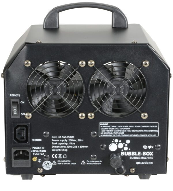 QTX Bubble Box, výrobník bublin s dálkovým ovládáním - Image 4