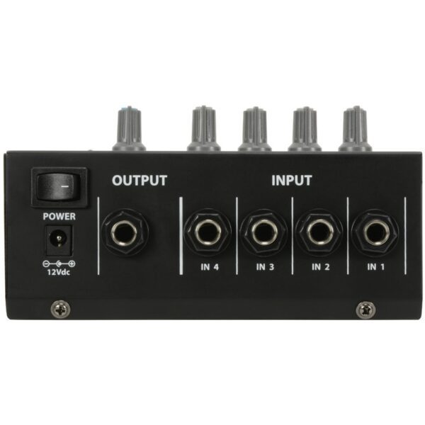 QTX MM41 Kompaktní mikrofonní směšovač, 4 vstupy - Image 3