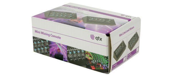 QTX LM82 Kompaktní mikrofonní směšovač, 8 stereo vstupů - Image 4