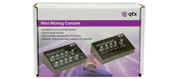 QTX LM82 Kompaktní mikrofonní směšovač, 8 stereo vstupů - Image 5