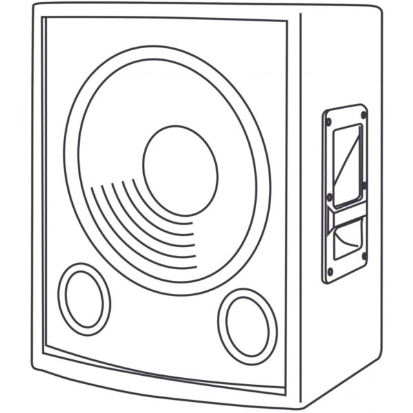 QTX QT18S Bassový reproduktor, 250 W RMS - Obrázek 4