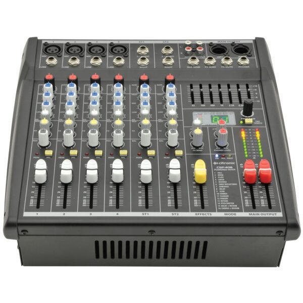 Citronic CSP-408, aktivní mixážní pult, 2x 200W RMS - Image 3