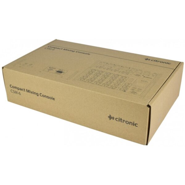 Citronic CSM-6 Mixážní pult s USB a Bluetooth - Obrázek 5