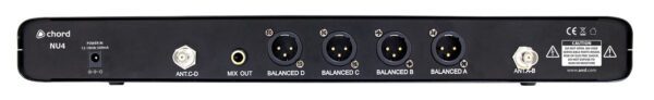 Chord NU4 4-kanálová UHF mikrofonní sada ručních mikrofonů - Image 5