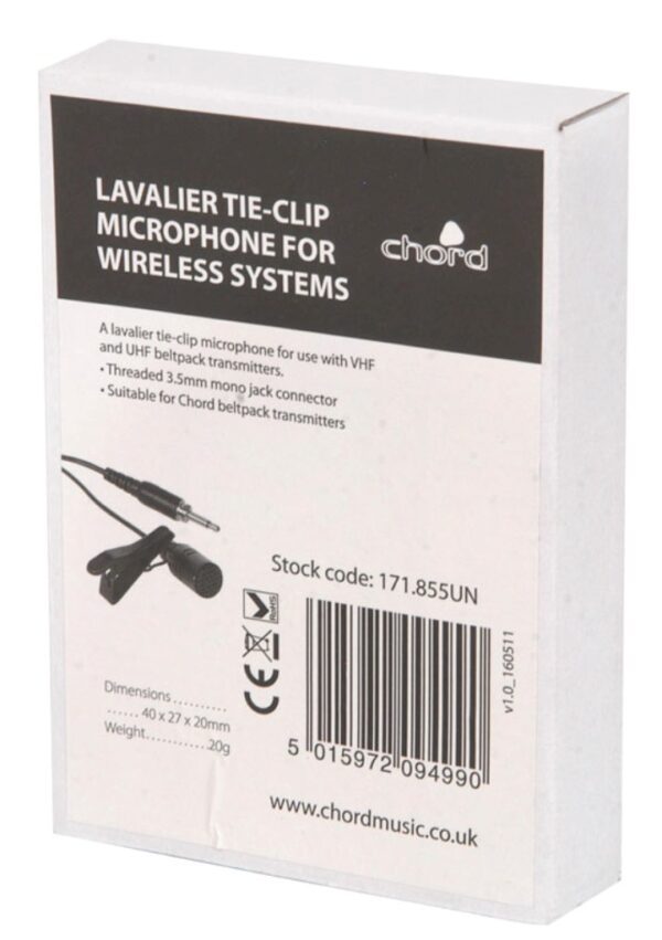 Chord LM-35, klopový mikrofon pro UHF a VHF vysílače - Image 3