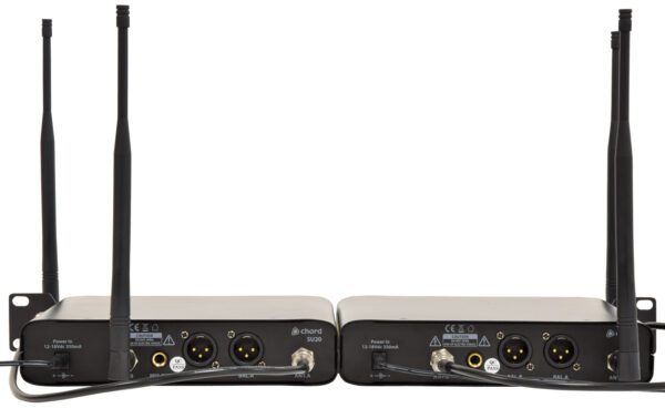 Chord NU2-H duální UHF ruční bezdrátový mikrofonní systém, 864.8+863.1 - Image 3