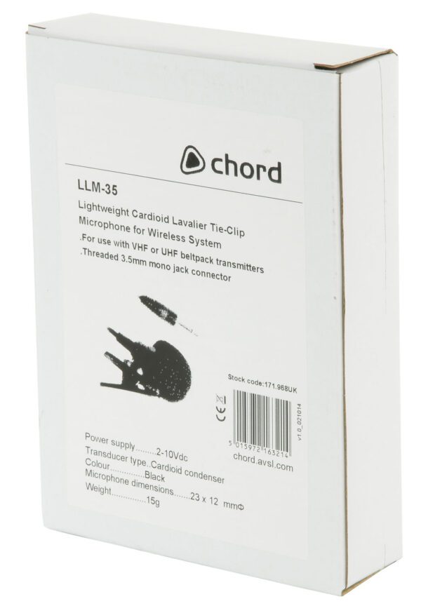 Chord LLM-35, klopový mikrofon pro bezdrátové systémy - Image 3