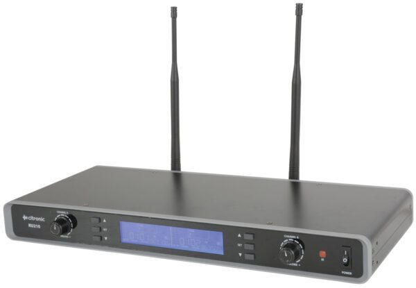 Citronic RU210H, 2-kanálový bezdrátový mikrofonní set 863-865 MHz - Image 3
