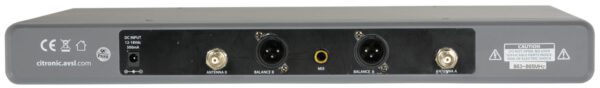 Citronic RU210H, 2-kanálový bezdrátový mikrofonní set 863-865 MHz - Image 4