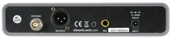 Citronic RU105-H, laditelný UHF ruční mikrofon, 81 frekvencí - Image 4