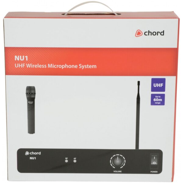 Chord NU1-H ruční UHF bezdrátový mikrofonní systém, 863.1 MHz - Obrázek 8